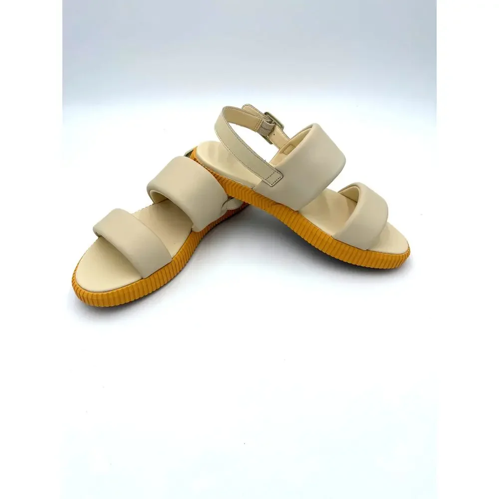 Sorel Women's Ona Streetworks Sandal - Honey White/Yellow Ray - Women's 10